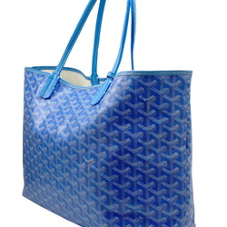 GOYARD Saint Louis PM Handbag Tote Bag Coated Canvas Blue Women's