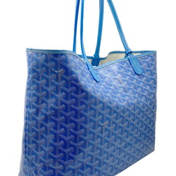 GOYARD Saint Louis PM Handbag Tote Bag Coated Canvas Blue Women's