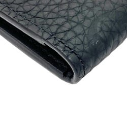 LOUIS VUITON Louis Vuitton Card Case Organizer De Poche Monogram Taurillon Black M69044 RFID