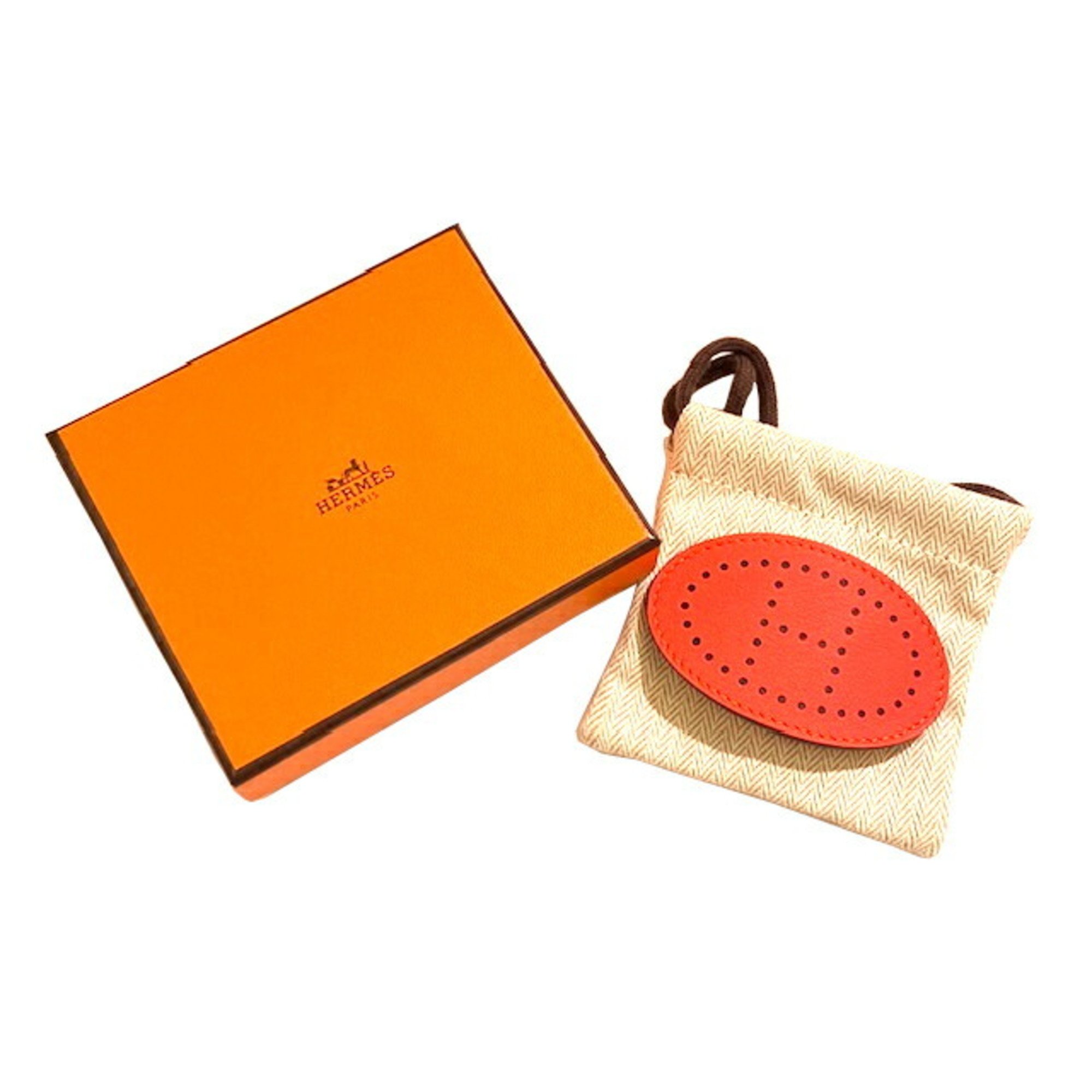 HERMES Hermes Barrette Evelyn PM Swift Orange Field