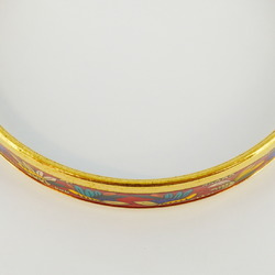 Hermes Bangle, Enamel PM, GP Plating, Cloisonne, Gold, Multicolor, Men's, Women's