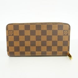 Louis Vuitton Long Wallet Damier Zippy N41661 Ebene Men's Women's