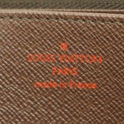 Louis Vuitton Long Wallet Damier Zippy N41661 Ebene Men's Women's