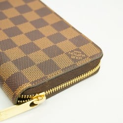 Louis Vuitton Long Wallet Damier Zippy N41661 Ebene Men's Women's