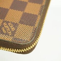 Louis Vuitton Long Wallet Damier Zippy N41661 Ebene Men's Women's