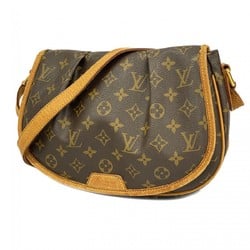 Louis Vuitton Shoulder Bag Monogram Menilmontant PM M40474 Brown Women's