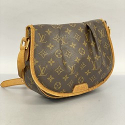 Louis Vuitton Shoulder Bag Monogram Menilmontant PM M40474 Brown Women's