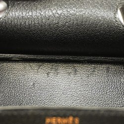 Hermes handbag Birkin 35 Chevre Coromandel black F stamped ladies