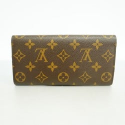 Louis Vuitton Long Wallet Monogram Portefeuille Emily M60136 Rouge Ladies