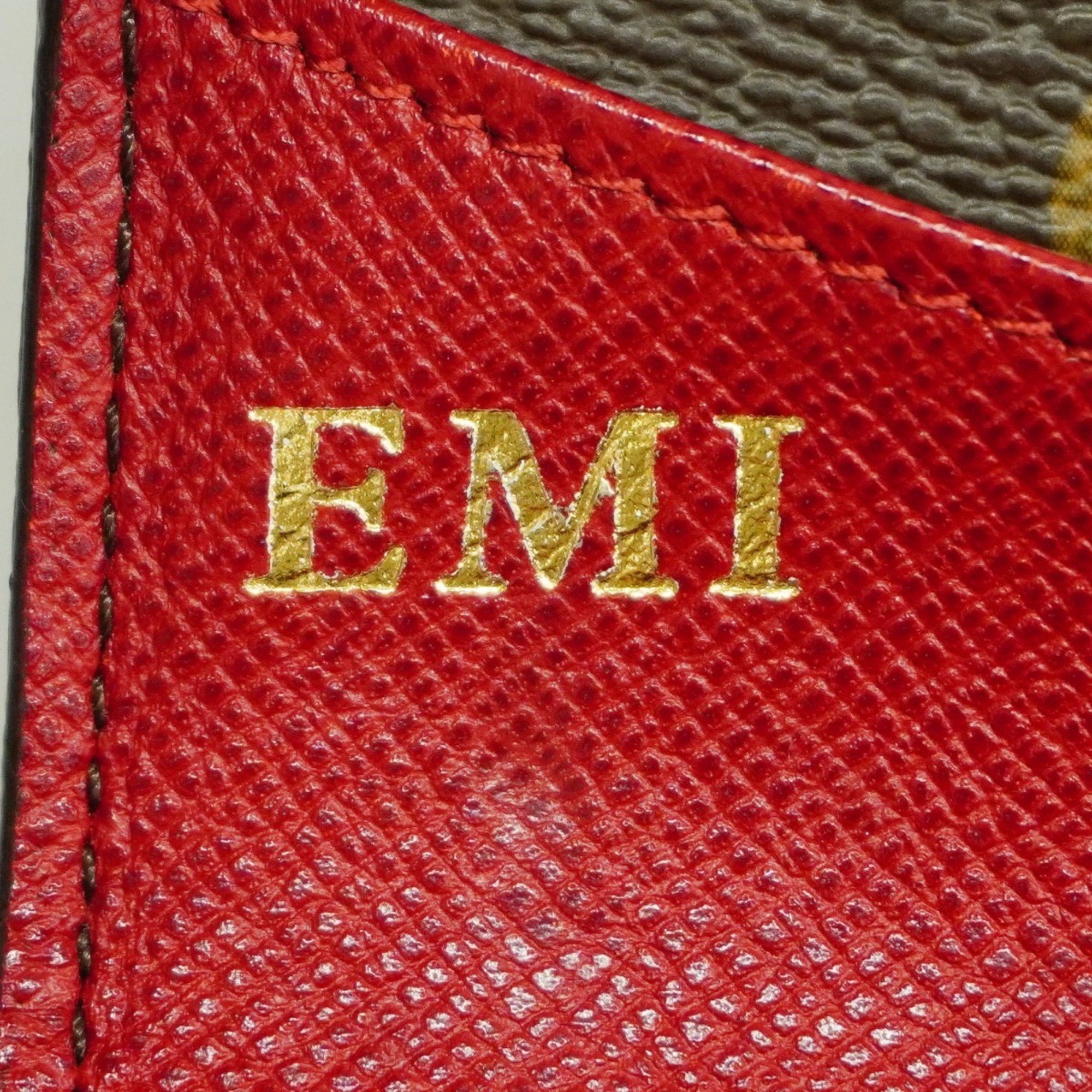 Louis Vuitton Long Wallet Monogram Portefeuille Emily M60136 Rouge Ladies