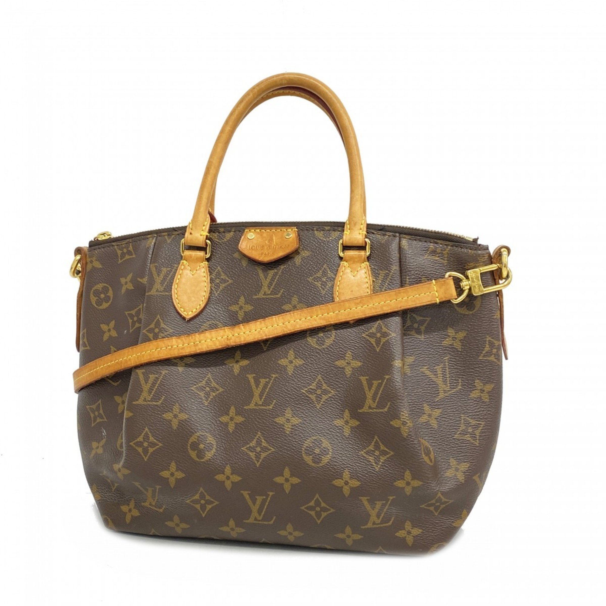 Louis Vuitton Handbag Monogram Turen PM M48813 Brown Ladies