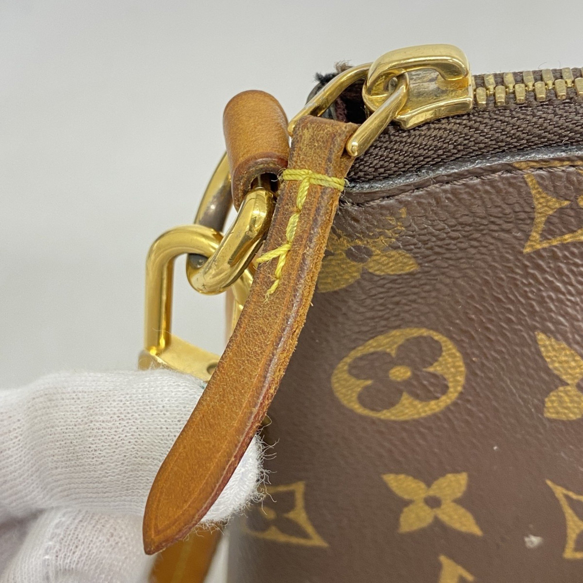 Louis Vuitton Handbag Monogram Turen PM M48813 Brown Ladies