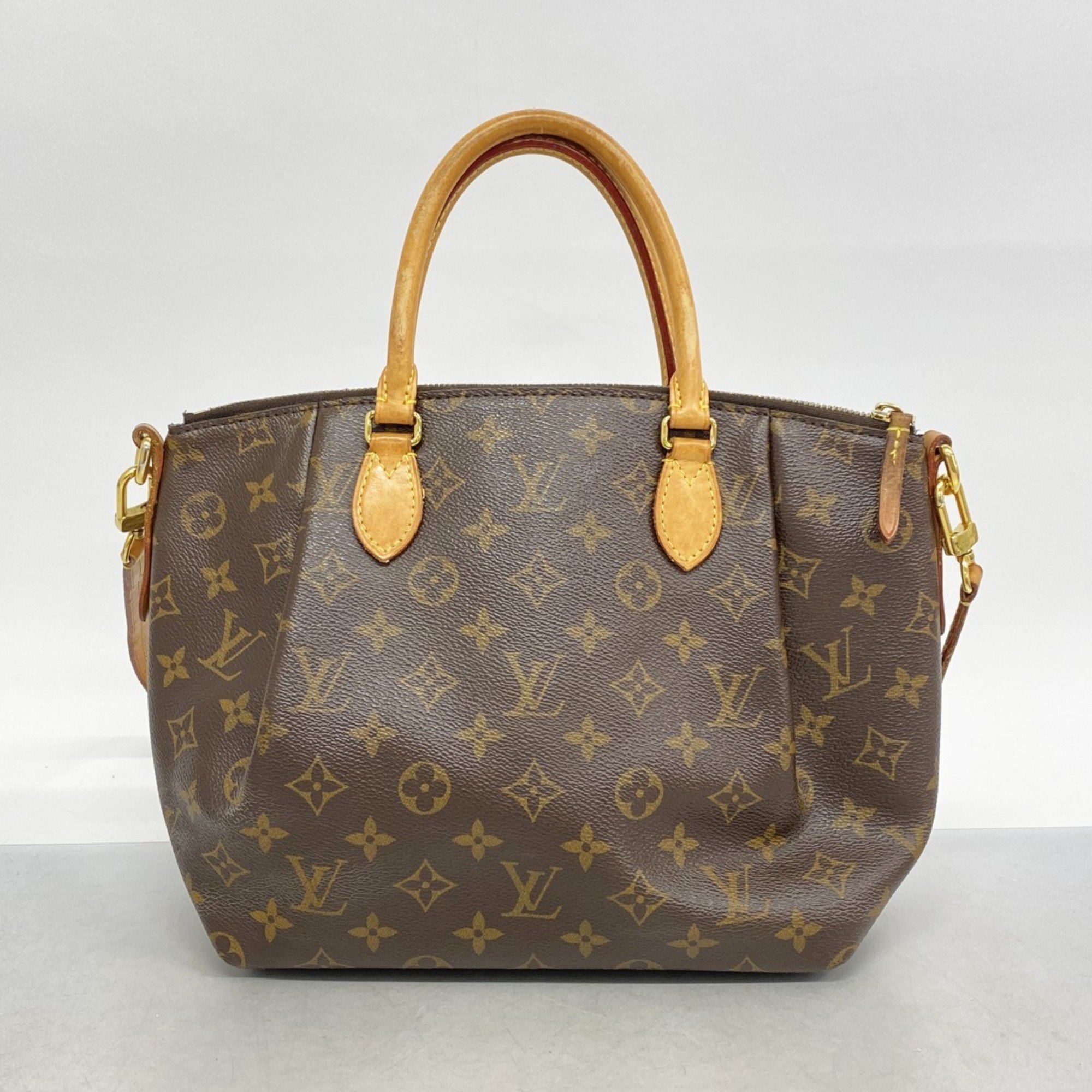 Louis Vuitton Handbag Monogram Turen PM M48813 Brown Ladies