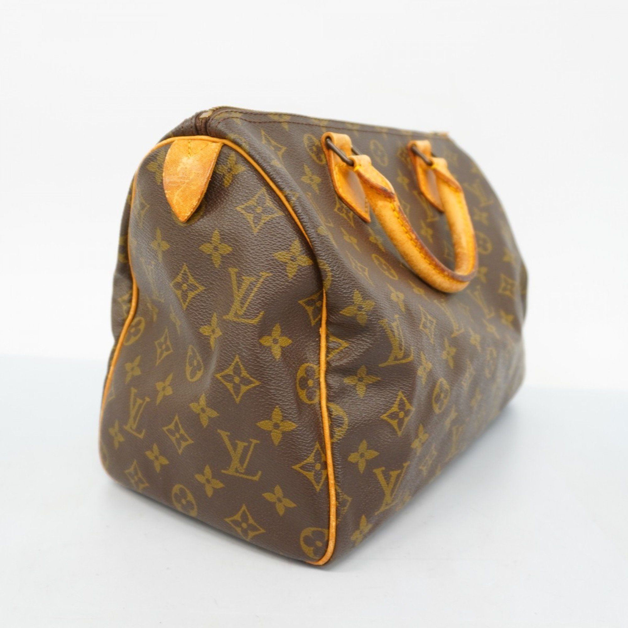 Louis Vuitton Handbag Monogram Speedy 30 M41108 Brown Ladies