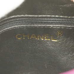 Chanel Shoulder Bag V Stitch Brilliant Suede Purple Women's