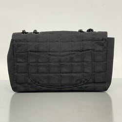 Chanel Shoulder Bag New Travel Nylon Black Ladies