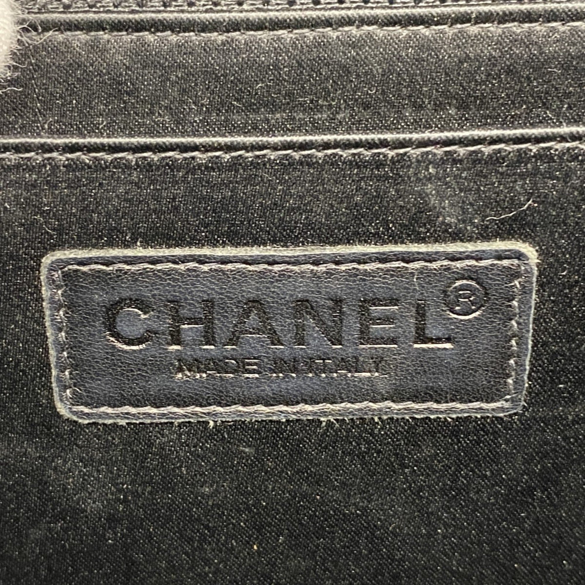 Chanel Shoulder Bag New Travel Nylon Black Ladies