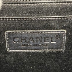 Chanel Shoulder Bag New Travel Nylon Black Ladies