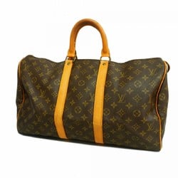 Louis Vuitton Boston Bag Monogram Keepall 45 M41428 Brown Men's Women's