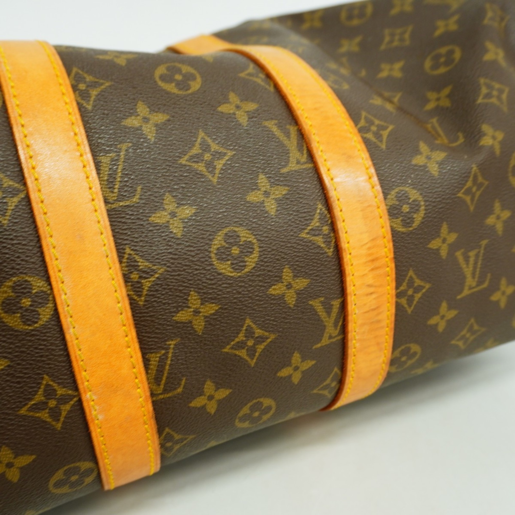 Louis Vuitton Boston Bag Monogram Keepall 45 M41428 Brown Men's Women's