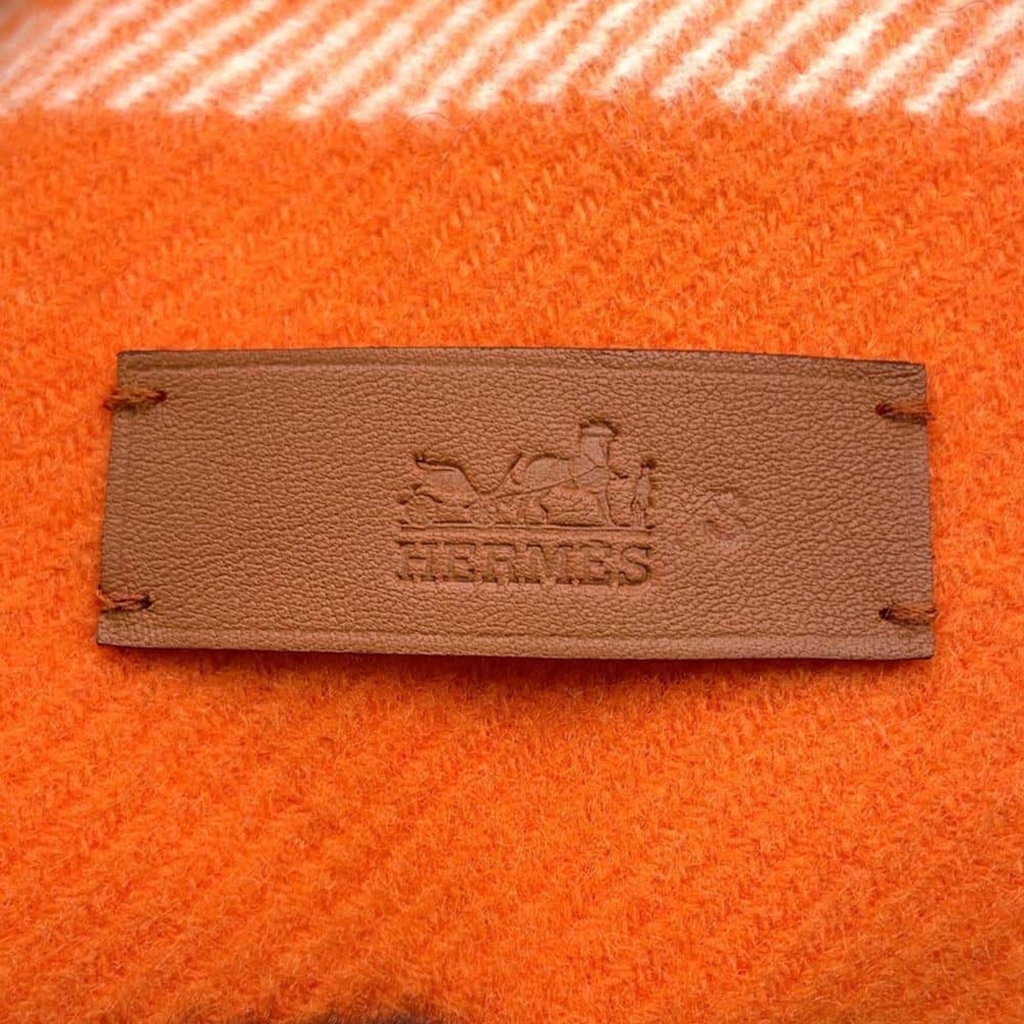 Hermes Blanket Check Cashmere HERMES Sold item