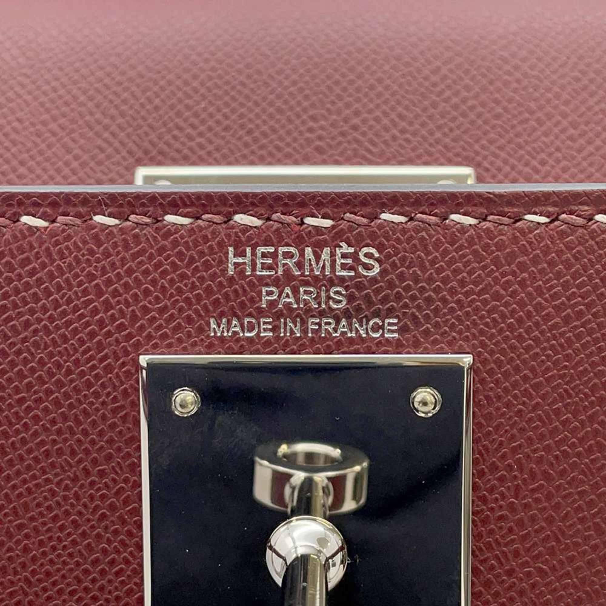 Hermes Kelly 28, Outside Stitching, Miss You, Rouge H, Grenemush, D Engraved, 2-way Shoulder