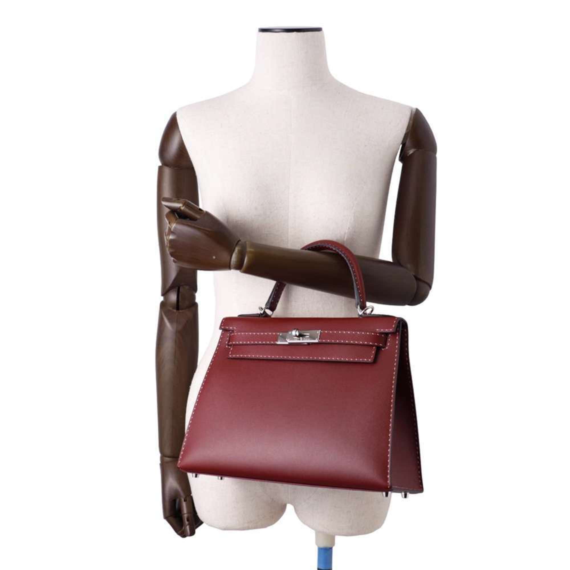 Hermes Kelly 28, Outside Stitching, Miss You, Rouge H, Grenemush, D Engraved, 2-way Shoulder