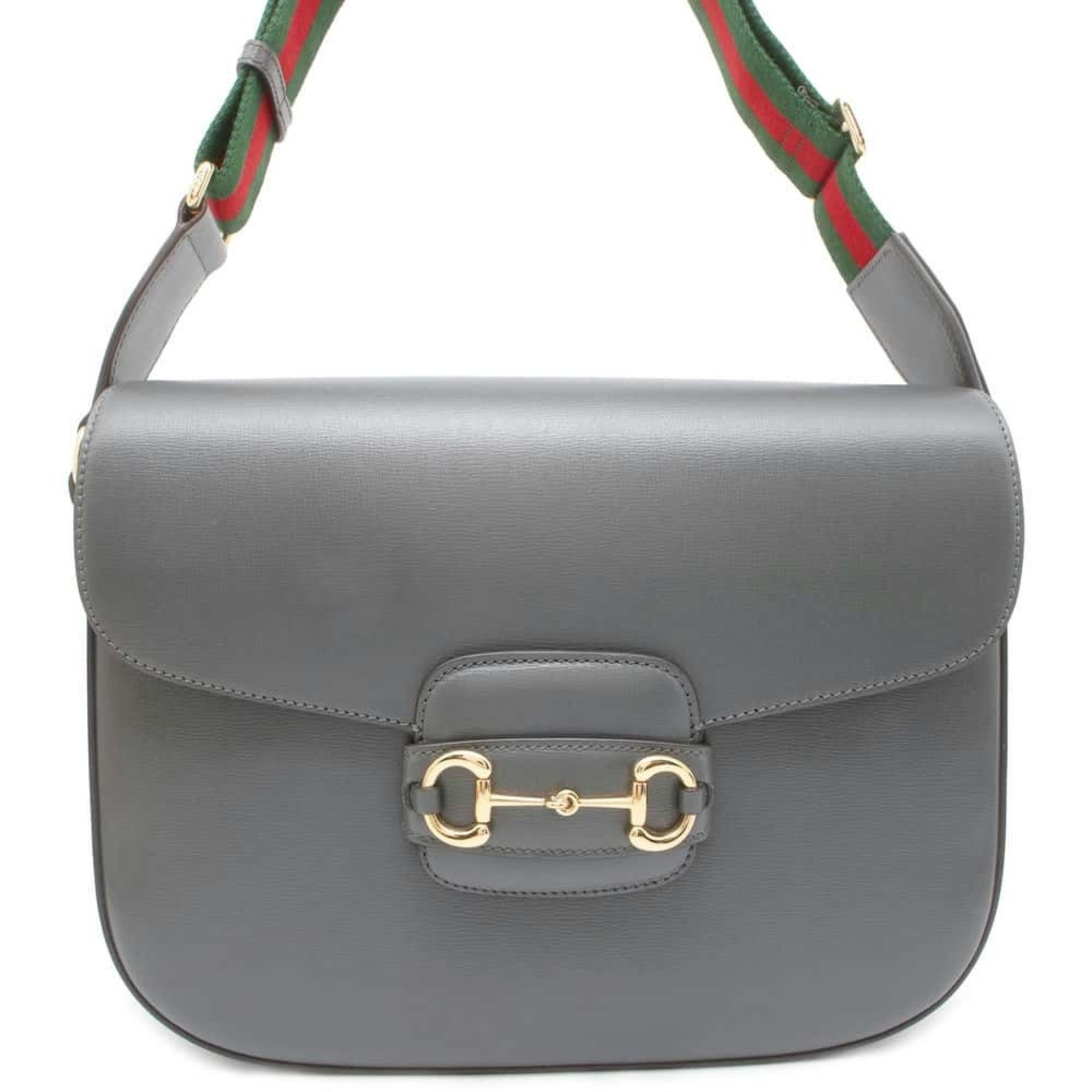 Gucci Shoulder Bag Horsebit 1955 Leather 700457 GUCCI