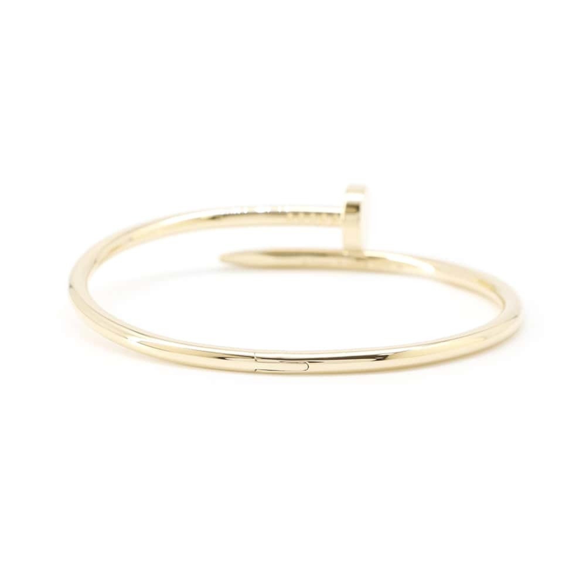 Cartier Bracelet Juste un Clou K18YG Yellow Gold Size 18 Bangle