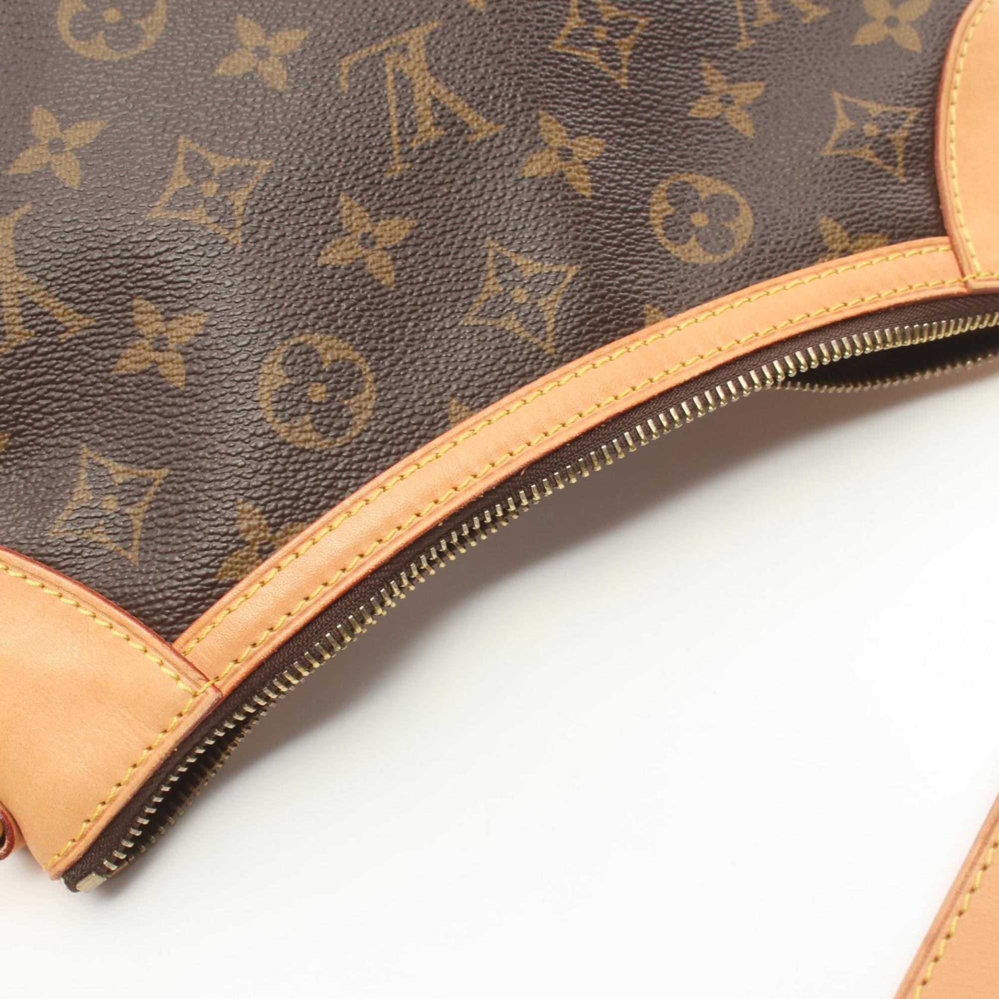 Louis Vuitton Odeon PM Shoulder Bag, Coated Canvas, Leather, Monogram, Women's, Brown, M56390