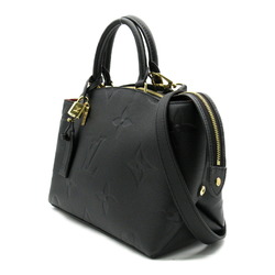 LOUIS VUITTON Petit Palais PM 2-way shoulder bag Bag Leather Monogram Empreinte Women's Black M58916