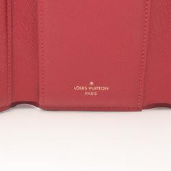 Louis Vuitton LOUIS VUITTON Portefeuille Victorine Damier Tri-fold Wallet Coated Canvas Leather Women's Brown N41938