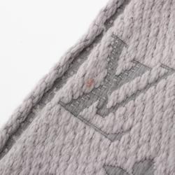 Louis Vuitton Echarpe Mania Scarf Clothing Wool Silk Women's Grey M74742