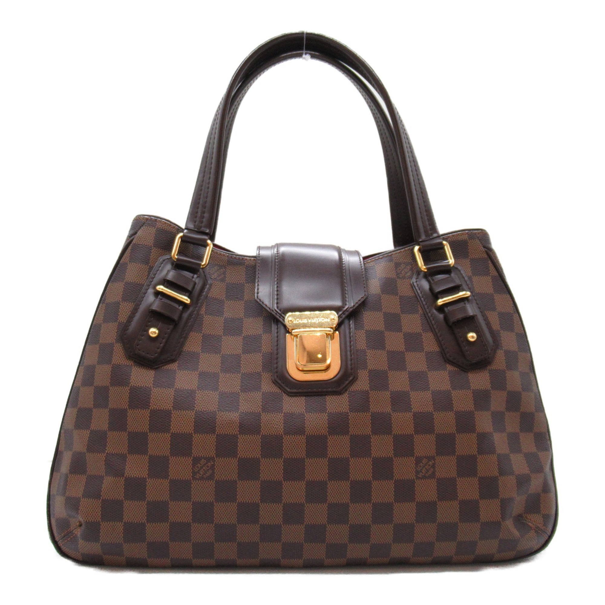 Louis Vuitton LOUIS VUITTON Greet Handbag Bag Coated Canvas Damier Women's Brown N48108