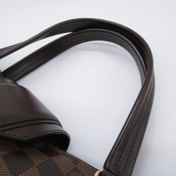 Louis Vuitton LOUIS VUITTON Greet Handbag Bag Coated Canvas Damier Women's Brown N48108