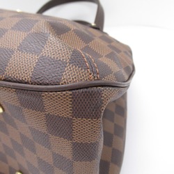 Louis Vuitton LOUIS VUITTON Greet Handbag Bag Coated Canvas Damier Women's Brown N48108