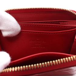 Louis Vuitton LOUIS VUITTON Zipper Coin Purse Wallet/Coin Case Wallet Leather Vernis Women's Red M93608