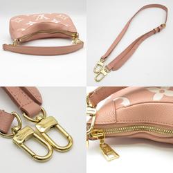 Louis Vuitton Bagatelle NM 2way Shoulder Bag Leather Monogram Empreinte Women's Pink M46113