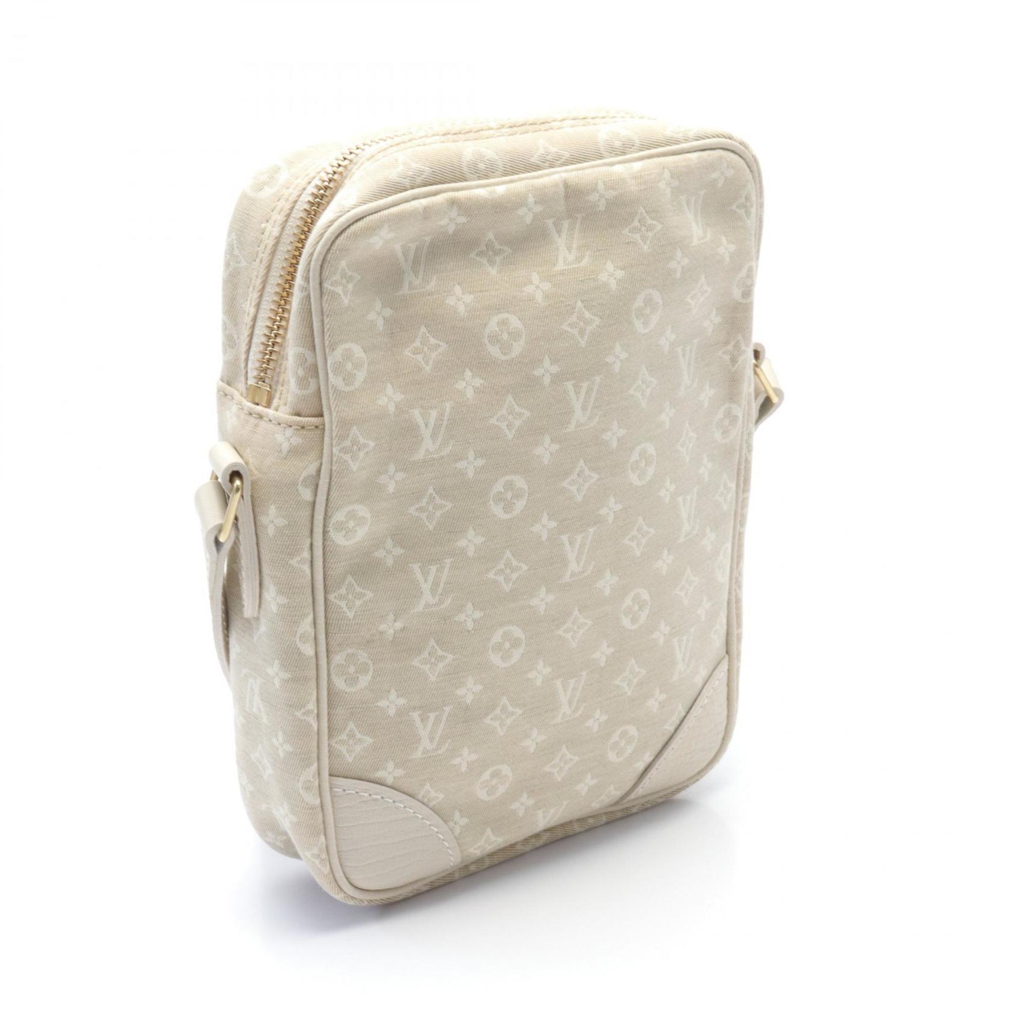 Louis Vuitton Danube Shoulder Bag Canvas Leather Monogram Lan Women's White M95318