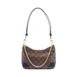 Louis Vuitton Boulogne NM Handbag Bag Coated Canvas Leather Monogram Women's Brown Black M45831