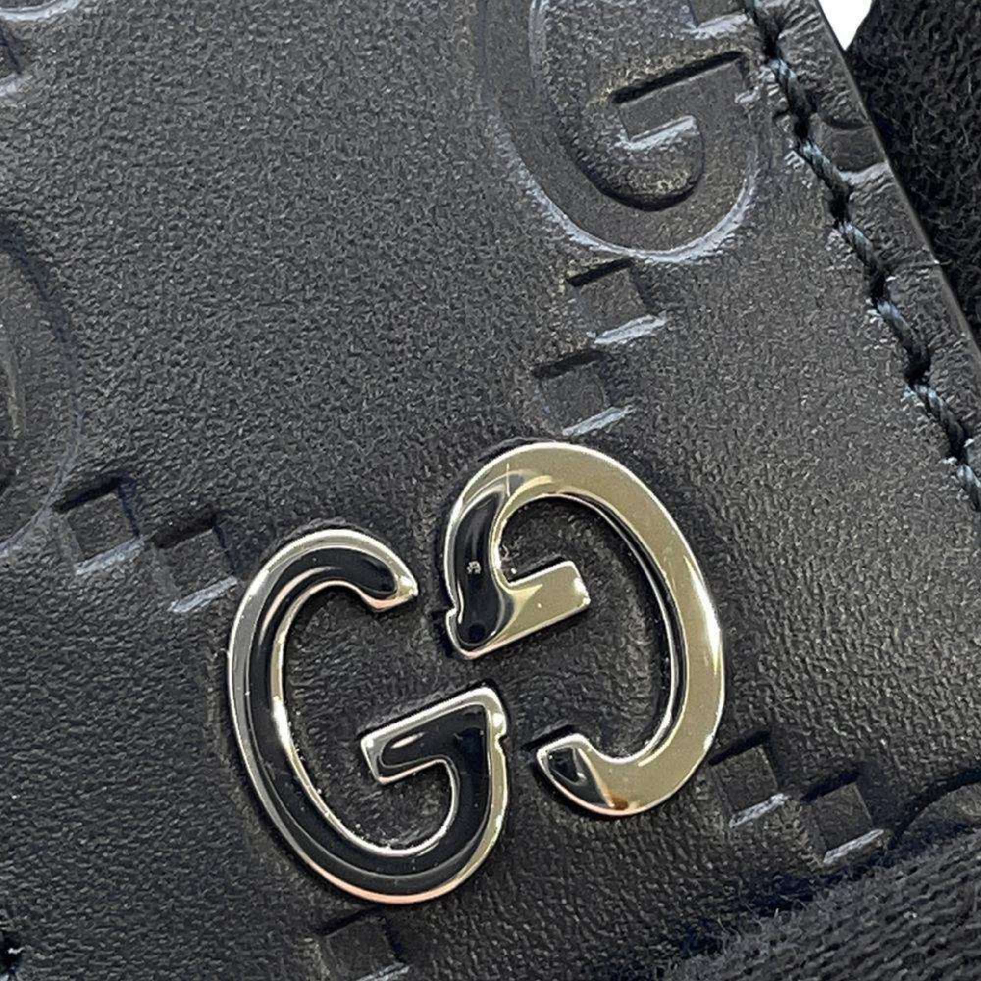 Gucci Keychain GG Signature Durian 478136 GUCCI Charm Men's Black