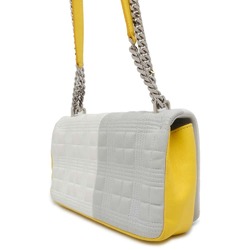 Burberry Chain Shoulder Bag Lola Leather BURBERY White