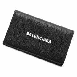 Balenciaga 6-ring key case in calf leather 640537 BALENCIAGA black