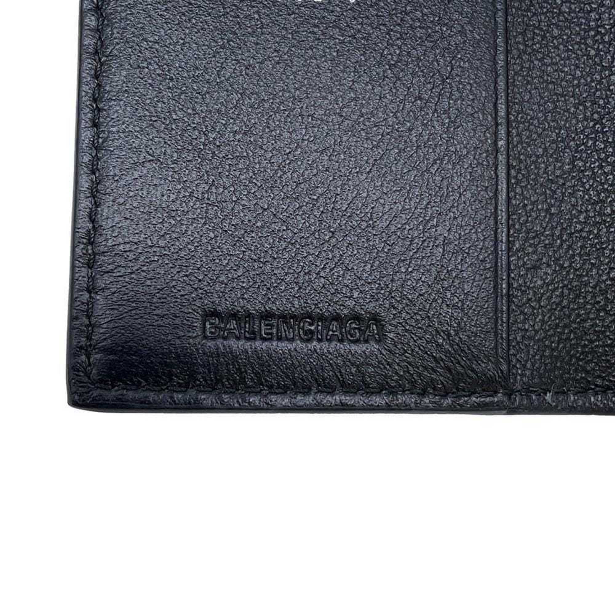 Balenciaga 6-ring key case in calf leather 640537 BALENCIAGA black