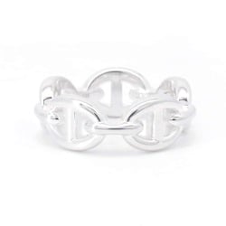 Hermes Ring Chaine d'Ancre Anchaene PM SV925 Silver Size 50 HERMES