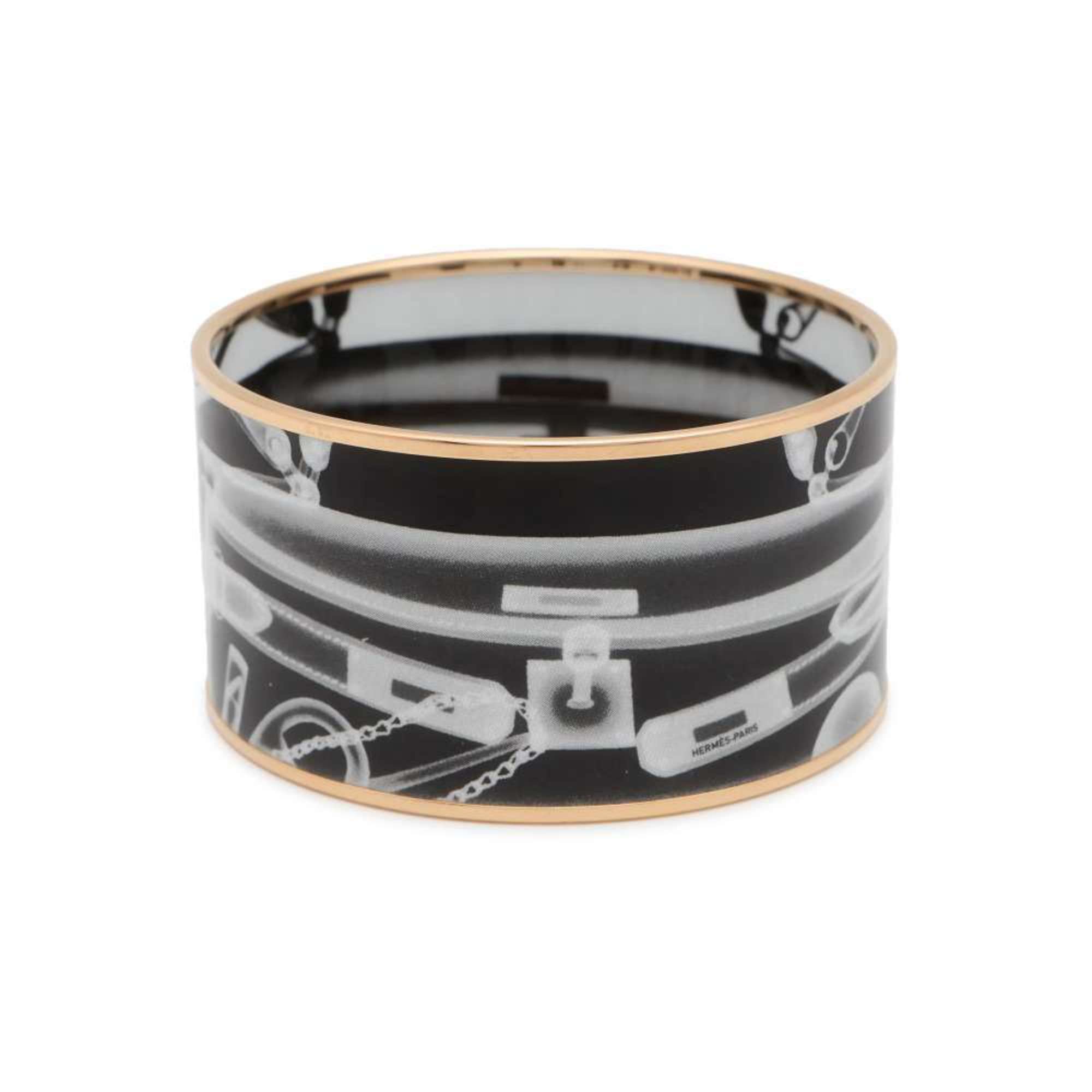 Hermes Bangle Enamel TGM Check-In HERMES Cloisonne