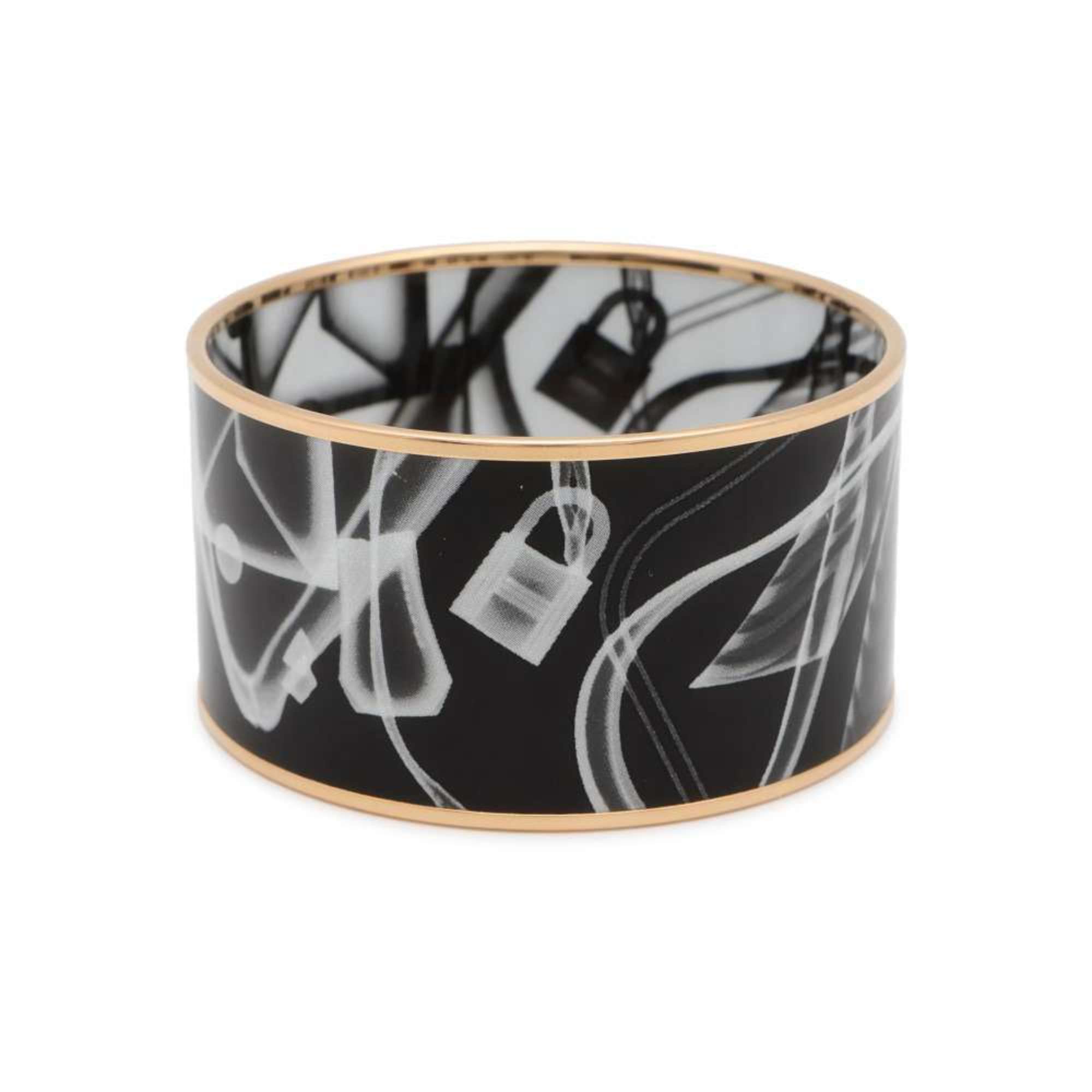 Hermes Bangle Enamel TGM Check-In HERMES Cloisonne