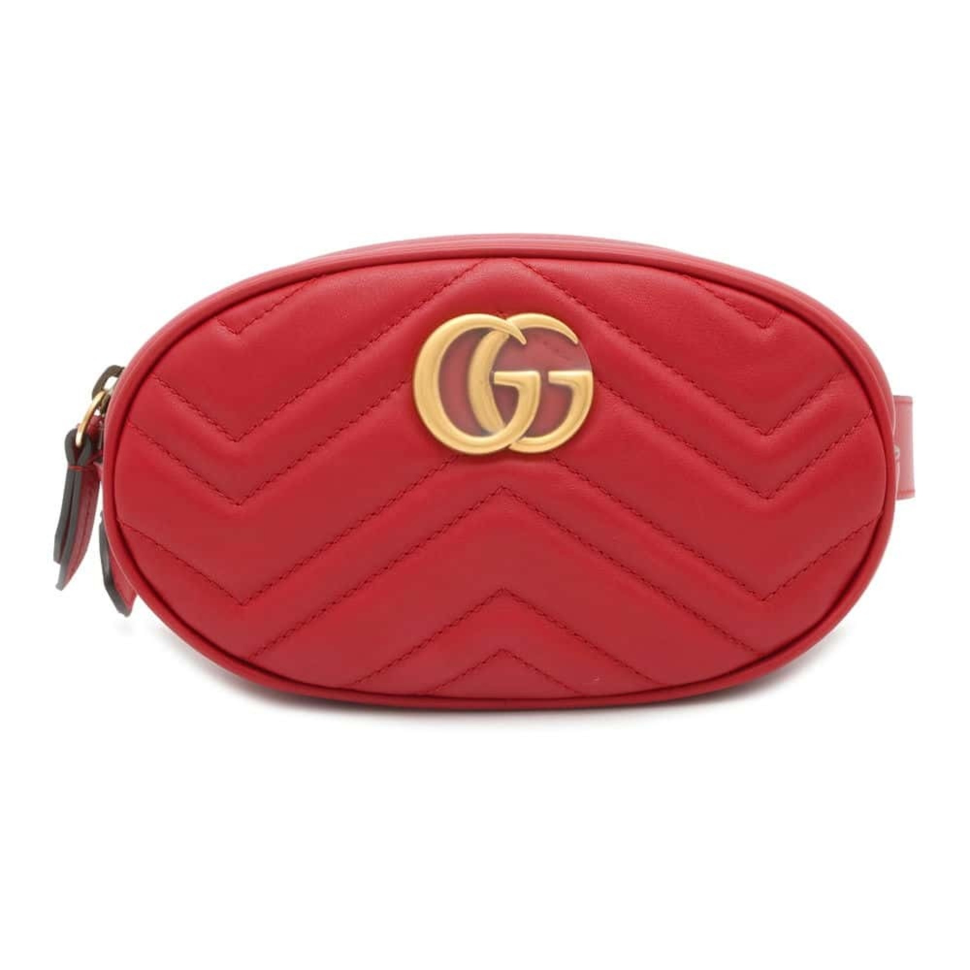 Gucci Waist Bag GG Marmont Quilted Leather Belt 476434 GUCCI Pouch