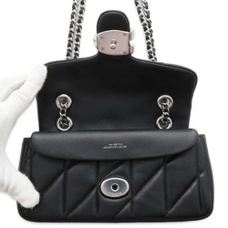 Coach Chain Shoulder Bag Tabby Quilted 20 CP149 COACH Black