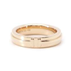 Tiffany Ring T Narrow K18PG Pink Gold Size Approx. 60151315 & Co.